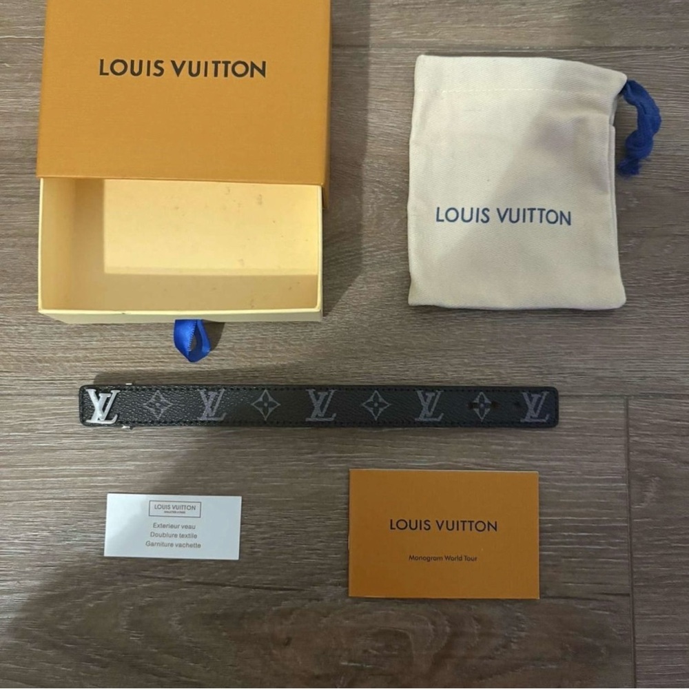 Louis Vuitton Black Monogram Belt